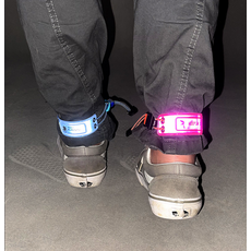 [cm00434]신형 아마존 크로스오버 반광팔 밴딩 스판 스니츠 팬츠, 1개, KEEP RUNNING 반광밴딩 핑크 - DM791