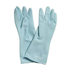 트루쿡 키친 천연 라텍스 고무장갑, 블루, 중(M), 5개