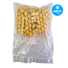 은행꼬치 400g 40개 며느리약초 깐은행 은행알, 자숙(쪄서 얼린)은행꼬치, 1개