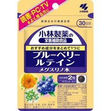 小林製薬 고바야시제약 건강기능식품 블루베리 EX 서플리먼트 눈의 초점 조, 60개, 2정