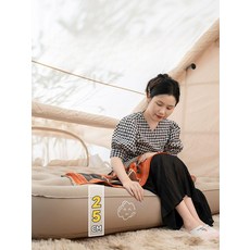 블루웨이 에어매트 캠핑 매트 매트리스 싱글 캠핑용, 피부 친화적 플록킹