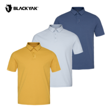 블랙야크 남성 데일리 잠재권축 카라 반팔티 여름 흡습속건 UV차단 티 1BYKTMV002