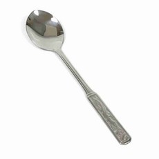 업소용 인삼무늬 숟가락 스텐24종 스테인레스수저