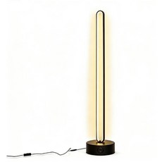 LED 落地燈, 80cm單色暖光-黑色燈體, 1件