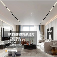 Aqara 磁吸軌道燈 H1 Pro 系列, 1個, 軌道偏光燈 H1（22cm）