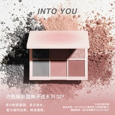 INTO YOU 心慕與你六色眼影盤, 02 藕粉盤, 1個