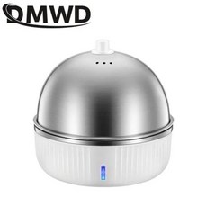 가정용 계란 찜기 전기 보일러 스테인레스 스틸 자동 멀티 푸드 쿠커 7 커스터드 스팀 220V, White No Bowl, White No Bowl