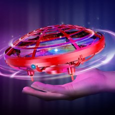 DEERC UFO 5 플라잉 볼 드론 어린이용 소녀 장난감 라디콘 실내 헬리콥터 드론, 1개