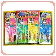 1000 슈팅라이트낙하산 LED 불빛 낙하산 플라이 새총 장난감 어린이 선물, 단품, 1개