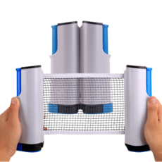 원터치 탁구 지주 네트 휴대용 탁구네트 세트, 1개, 그레이