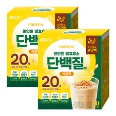 담터 편안한 발효효소 단백질밀 곡물맛 10개입 1개 단백질쉐이크 곡물파우더 저당 저지방 현미, 2개