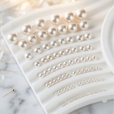 핵진주 (Glass Pearl) - 주얼리 부자재, 1개, Ivory 10mm