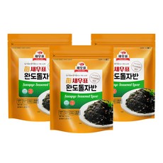 새우표 완도 고소한 돌자반, 40g, 3개
