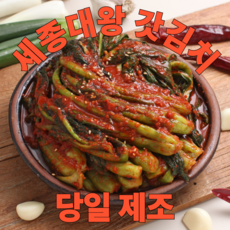 세종대왕김치 여수 돌산 갓김치 당일제조, 1개, 2kg