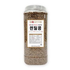더알찬곡물 통에담은 브라운 렌틸콩 2kg, 1개