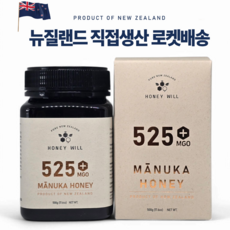 허니윌 마누카꿀 MGO525 UMF15+동일수치 뉴질랜드 프리미엄 마누카 허니, 1개, 500g