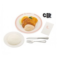 【M.M小舖】『現貨』 Kenelephant 轉蛋 扭蛋 日本全國連鎖餐點模型 餐點 食物 連鎖餐廳 全5款, 1個, C款/南蠻炸雞 1I561