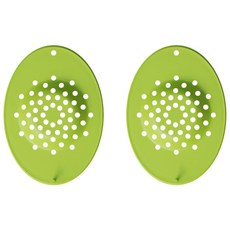 鏡片女孩 鏡片捕捉器 硬式隱形眼鏡/角膜塑型片 防遺失矽膠墊, 綠色, 2個