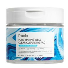 퓨어마린 웰 클리어 클렌징패드185ml 70ea, 1개