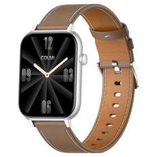콜미 스마트 워치 C28, 블루투스, 4.6x4x0.7cm, 실버