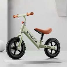 KYMYDA 兒童平衡車 無腳踏自行車 滑步車, 綠色10寸入門款無贈品:1個 × 1個
