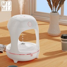 무중력가습기 반중력 물멍 역류 화이트 USB 거꾸로, G. 화이트 로즈 골드  앱 제어  700ml, G. 화이트 로즈 골드