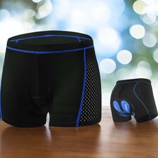 자전거 블루 에어메쉬 젤패드 스판바지 L 자전거젤패드속바지 자전거쿠션팬티 엉덩이패드 자전거팬츠