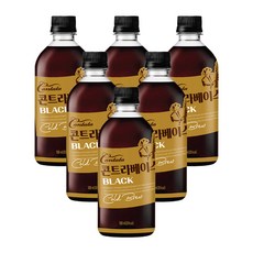 [더음료]칸타타 콘트라베이스 콜드브루 블랙 500ml 6입, 1세트