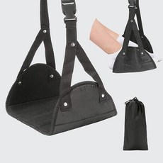 여행용 기내용 발해먹 발받침대 발쿠션 사무실 sis*6183bK, 1개