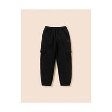 빈폴 키즈 BEANPOLE KIDS 면기모 스웨트 팬츠 블랙 (BI5X21U025) BI5X21U025 190771