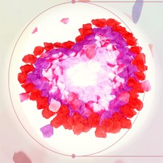 한스밀 브라이덜 샤워 프로포즈 스튜디오 촬영 로맨틱 데코 소품 데코레이션, 연핑크