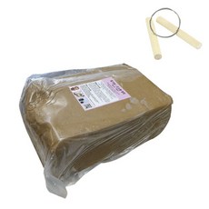찰흙 18kg+흙자름줄 / 조소용 도예용 점토 옹기토 클레이, 1세트