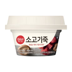 햇반 소고기죽, 268g, 10개