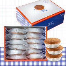 이흥용과자점 허니마들렌12입 (디저트 간식 돌잔치 웨딩 결혼식 조문 퇴사 단체 기업 행사 답례품 선물), 580g, 1세트