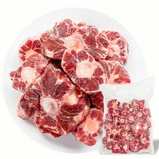 푸푸축산 지방 손질 소꼬리 찜용 알꼬리, 1개, 1kg