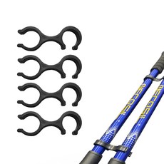 아띠꼴로 등산스틱 고무 패킹 마개 촉 바스켓 보호캡 부품, 블랙, 1세트