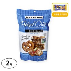 Snack Factory 프레츨 크리스프 오리지널 델리 스타일 사은품 추가증정, 204g, 2개