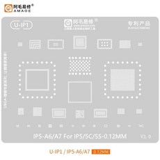리볼링 스텐실 템플릿 아이폰 프로 맥스 플러스 미니용, 1개