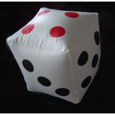 35公分骰子 充氣骰子 大骰子 阿慧球 加厚款20cm/45cm/60cm/80cm 泡綿骰子, 1個, 35cm充氣骰子