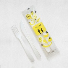 맘앤팩 황금밥상 포크 나이프 세트, 50세트