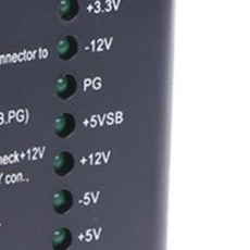 컴퓨터 전원 공급 장치 테스터 ATX 장비 케이스 감지 진단, 01 검정색