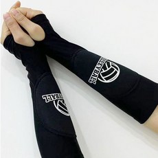 배구 팔토시 리시브 팔보호대, 1개, (블랙 성인용)