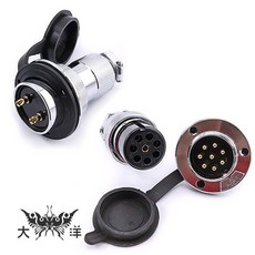 大洋國際電子 航空插座 4P, 1個, 3P