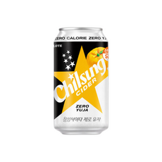 칠성사이다 제로 유자, 1개, 355ml