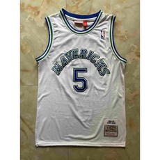 NBA 댈러스 매버릭스 5번 제이슨 키드 유니폼 농구 상의