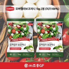 까몽 보코치니 모짜렐라치즈 100%(평일 오후 3시 이전 주문 출고), 1kg, 2개