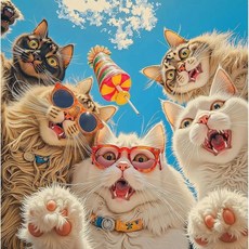 성인 직소 퍼즐 새끼 고양이 애완 동물 조각 애호가 생일 선물 게임 룸 장식 엔터테인먼트, 1개, 1. -20x25cm-120pcs, 1피스