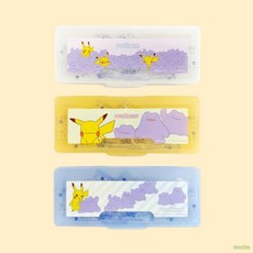 초등 수학 각도 측정 삼각자 세트 학습용 포켓몬 각도기 문구세트 3개