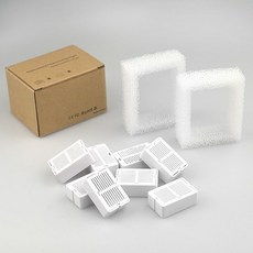 분수정수기 컵케익 세라믹 애완 동물 활성탄 교체 필터 8+2, 1세트