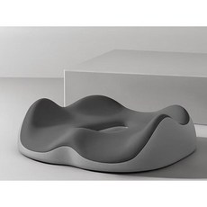 치질 임산부 꼬리뼈 엉덩이 회음부 통증 허리디스크 방석, 1개, 입체형(그레이)